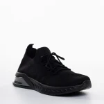 Pantofi sport dama negri din material textil Kyla