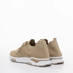 Pantofi sport barbati bej din material textil Todozi