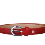 Curea dama rosie din piele ecologica RH-19001