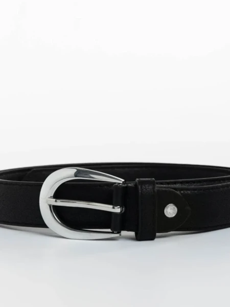 Curea dama neagra din piele ecologica Caryl