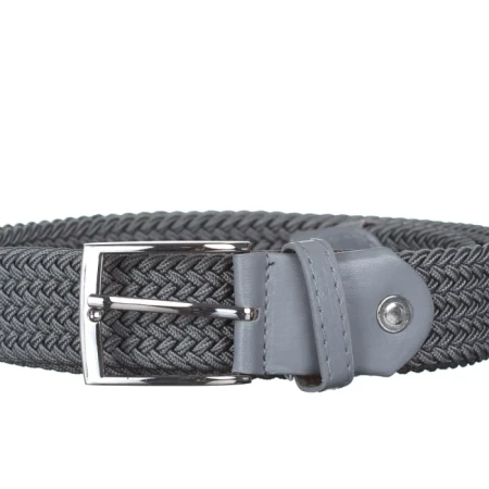 Curea barbati gri din material textil Karro