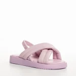 Sandale copii mov din material textil Shane