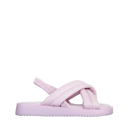 Sandale copii mov din material textil Shane