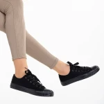 Tenisi dama negri din material textil Selima