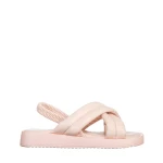 Sandale copii roz din material textil Shane