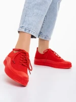 Tenisi dama rosii din material textil Scott