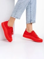 Tenisi dama rosii din material textil Scott