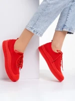 Tenisi dama rosii din material textil Scott