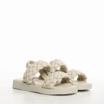 Sandale copii bej din piele ecologica Mathias