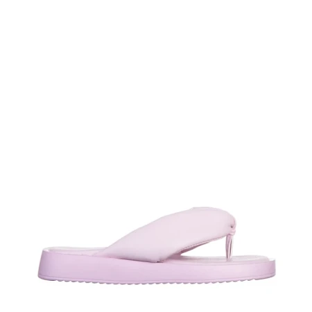 Papuci copii mov din piele ecologica Ronald