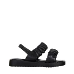 Sandale copii negre din piele ecolgica Larry