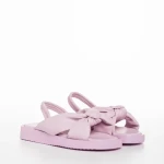 Sandale copii mov din piele ecologica Louis