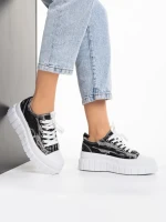 Tenisi dama negri din material textil Jeremiah