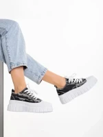 Tenisi dama negri din material textil Jeremiah