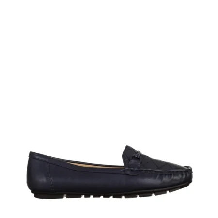 Mocasini dama albastri din piele ecologica Stanley