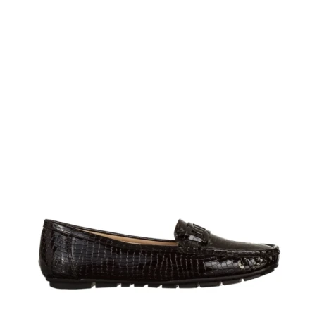 Mocasini dama negri din piele ecologica Terrance