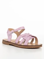 Sandale copii mov din piele ecologica Robin