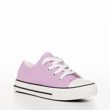 Tenisi copii mov din material textil Otto