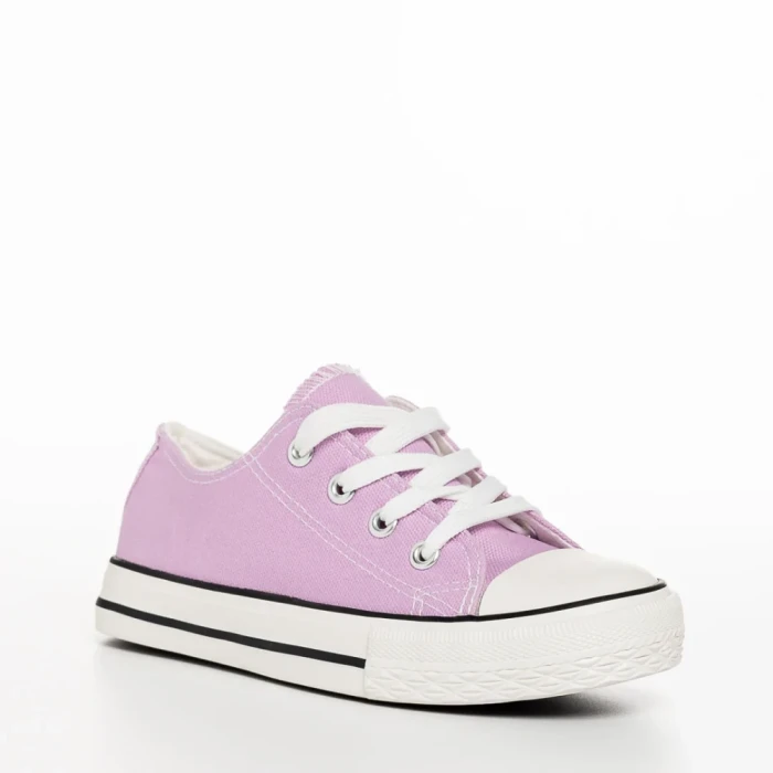 Tenisi copii mov din material textil Otto
