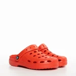Papuci copii rosii din material sintetic Theona