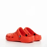 Papuci copii rosii din material sintetic Theona