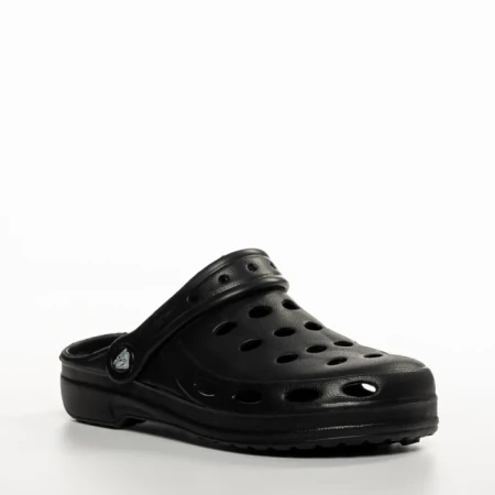 Papuci copii negri din material sintetic Theona
