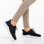 Pantofi sport dama negri din material textil Thiago