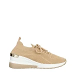 Pantofi sport dama bej din material textil Riolla