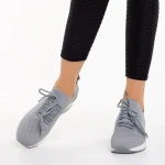 Pantofi sport dama gri din material textil Riolla