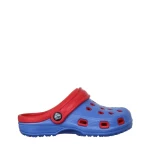 Papuci copii albastri cu rosu din material sintetic Ibrahim
