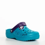 Papuci copii albastri deschis din material sintetic Harvey