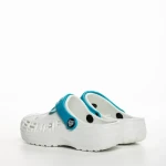 Papuci copii albi din material sintetic Harvey