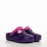Papuci copii mov din material sintetic Harvey
