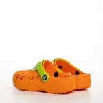 Papuci copii portocalii din material sintetic Harvey