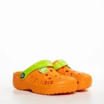 Papuci copii portocalii din material sintetic Harvey