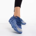 Pantofi sport dama albastri din material textil Nelly