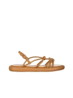 Sandale dama camel din piele ecologica Beloved