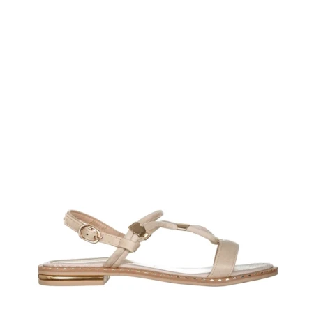 Sandale dama bej din piele ecologica Charil