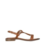 Sandale dama camel din piele ecologica Charil