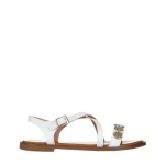 Sandale dama albe din piele ecologica Xavia