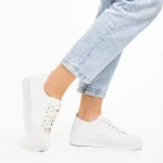 Tenisi dama bej din piele ecologica Dionne