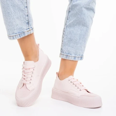 Tenisi dama roz din piele ecologica Dionne