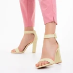 Sandale dama verzi din piele ecologica Dakota