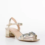 Sandale dama aurii din piele ecologica Sloane