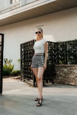 Sandale dama negre din piele ecologica Deisha