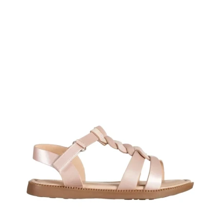 Sandale copii roz din piele ecolgica Linda