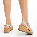 Sandale dama verzi din piele ecologica Yadira