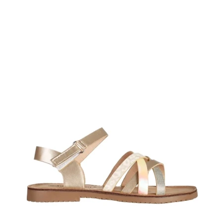 Sandale copii aurii din piele ecolgica Tammy
