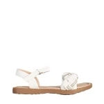Sandale copii albe din piele ecolgica Raima