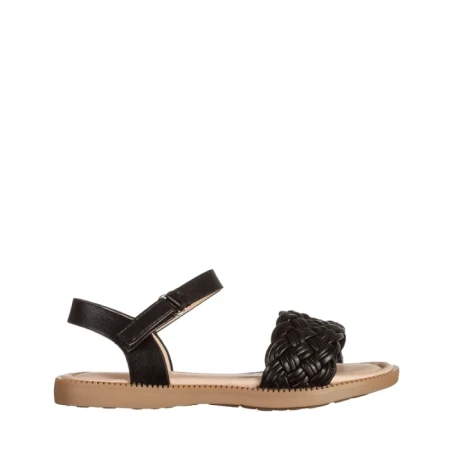 Sandale copii negre din piele ecolgica Winnie